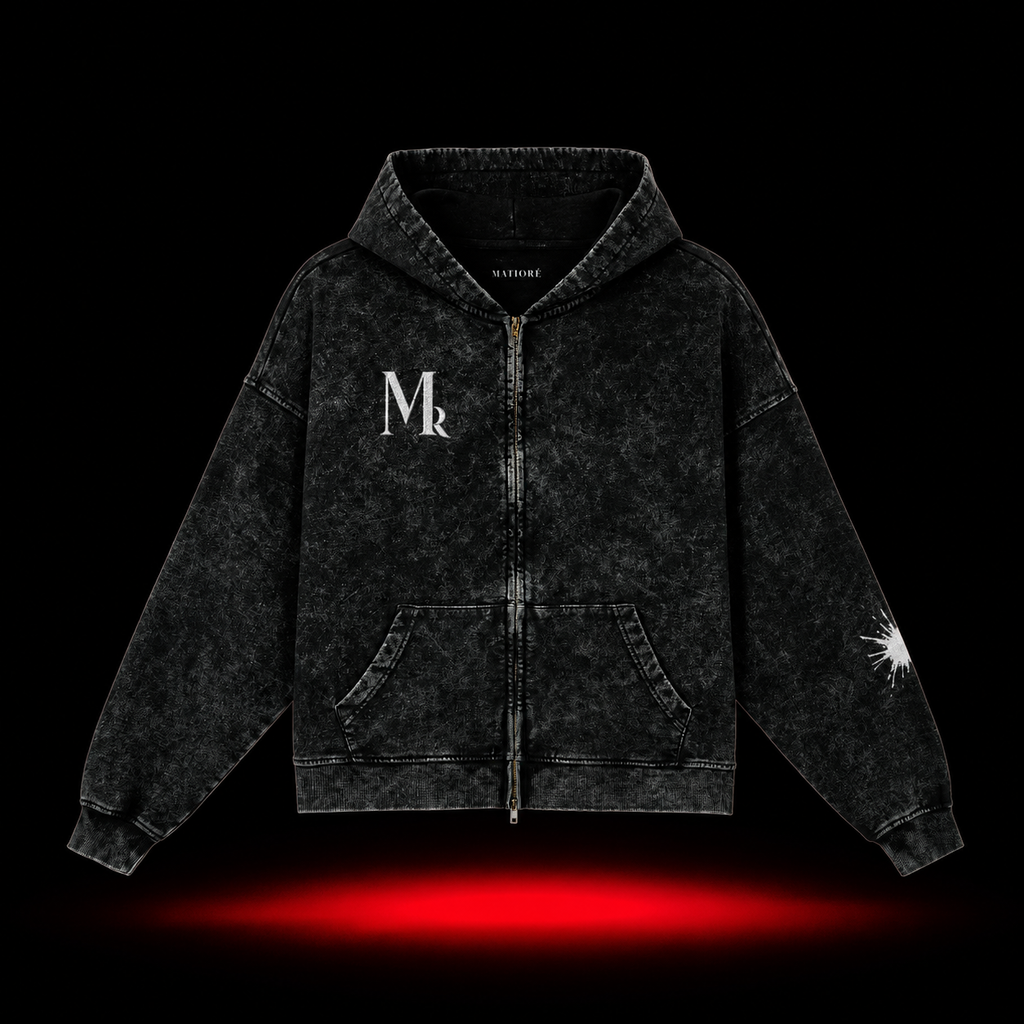 Faded Zip up Hoodie